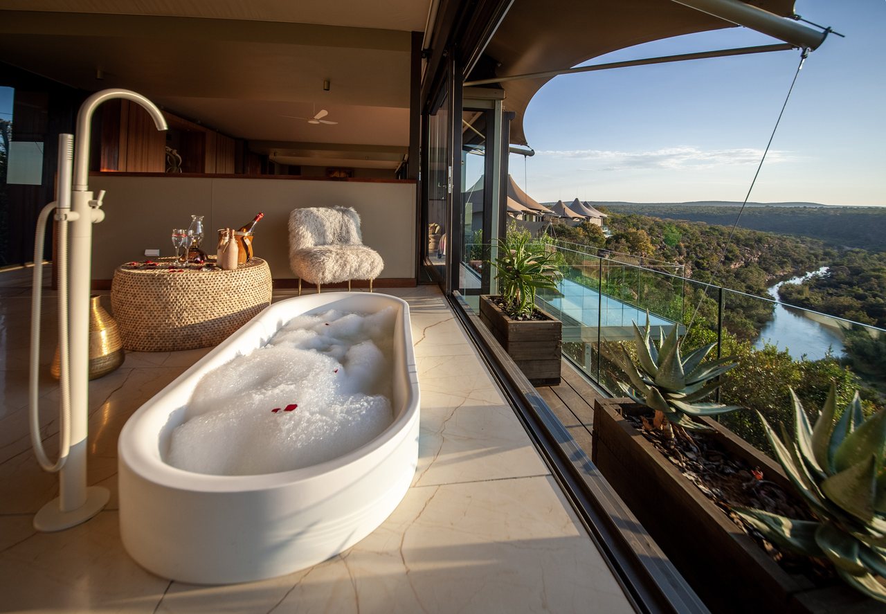 Bath with a view