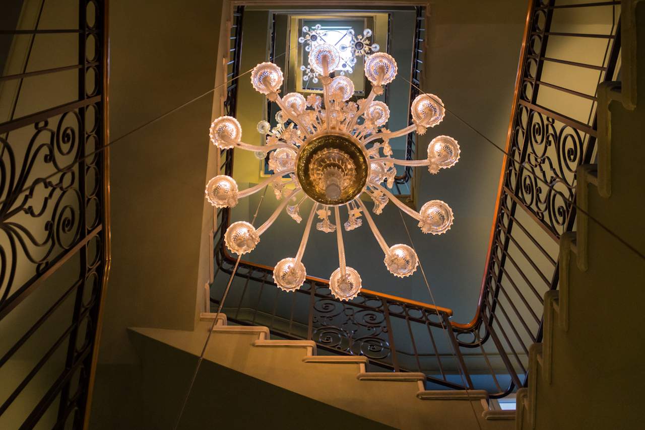 Le Grand Bellevue - Snowflake Chandeliers