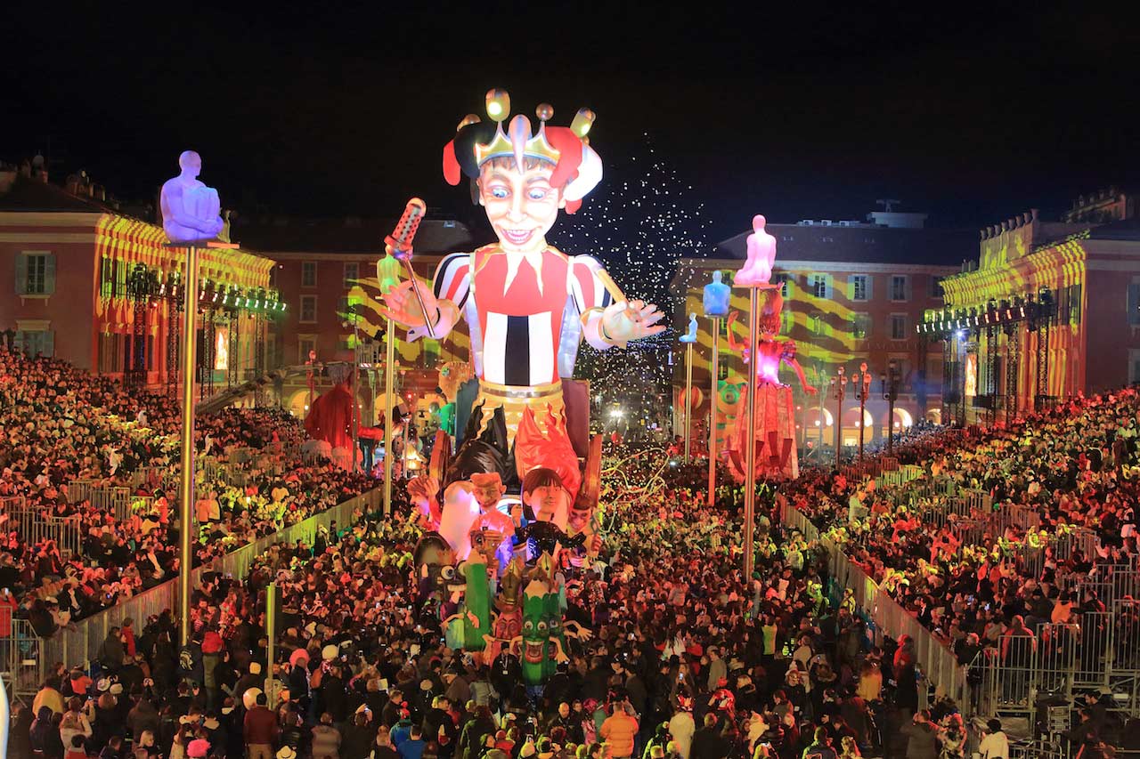 Nice Carnival 2016 by night