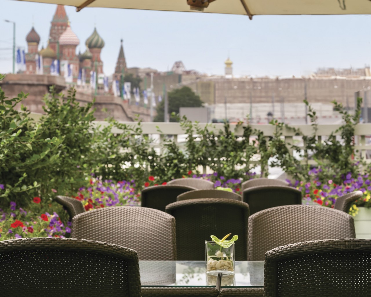 Summer Terrace at Hotel Baltschug Kempinski Moscow